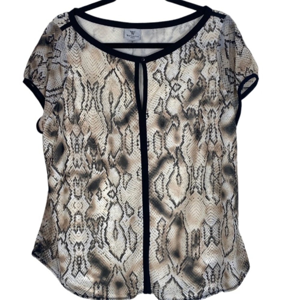 WORTHINGTON WOMAN PRINT TOP NWT 1X